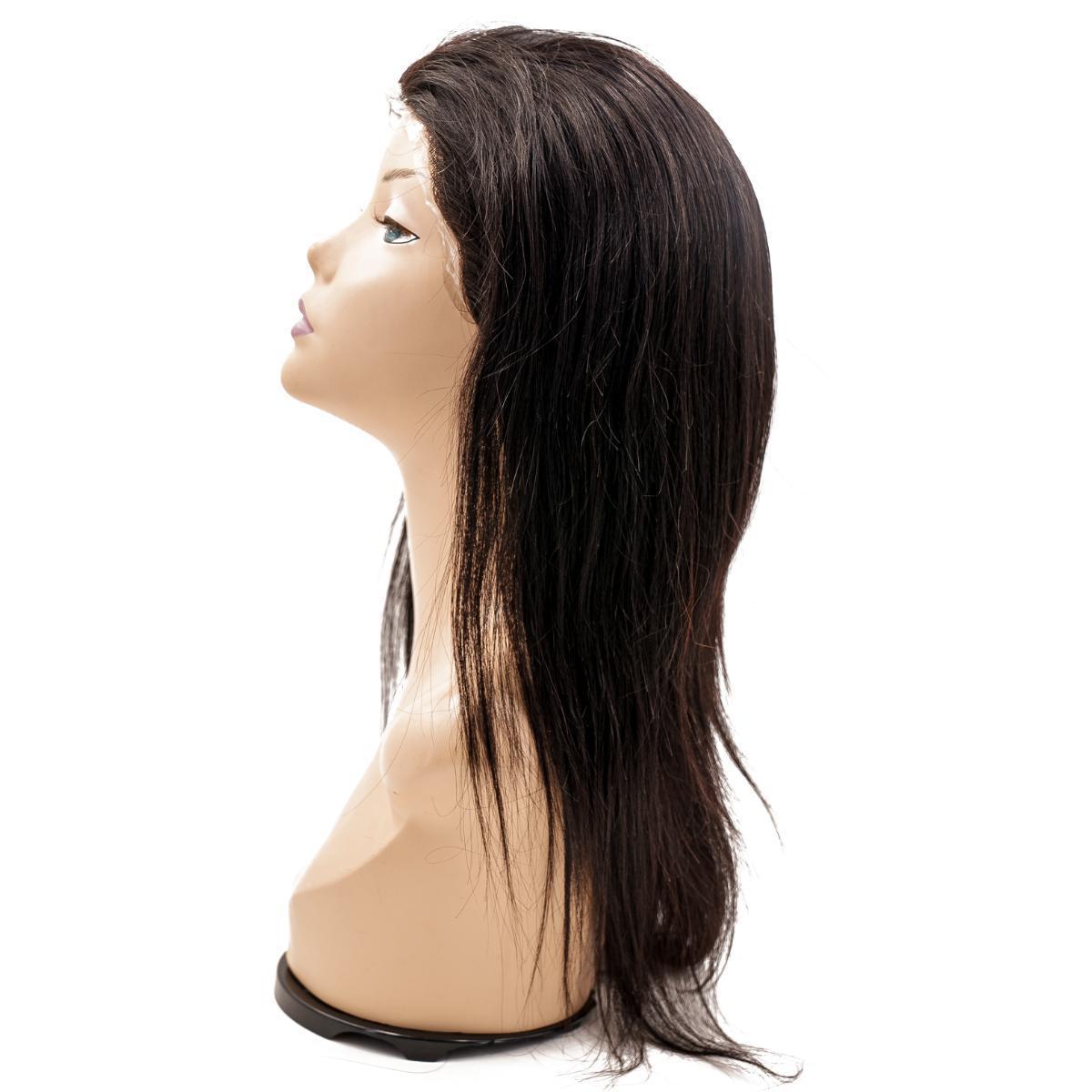 Straight Skin Polyurethane Medical Wig