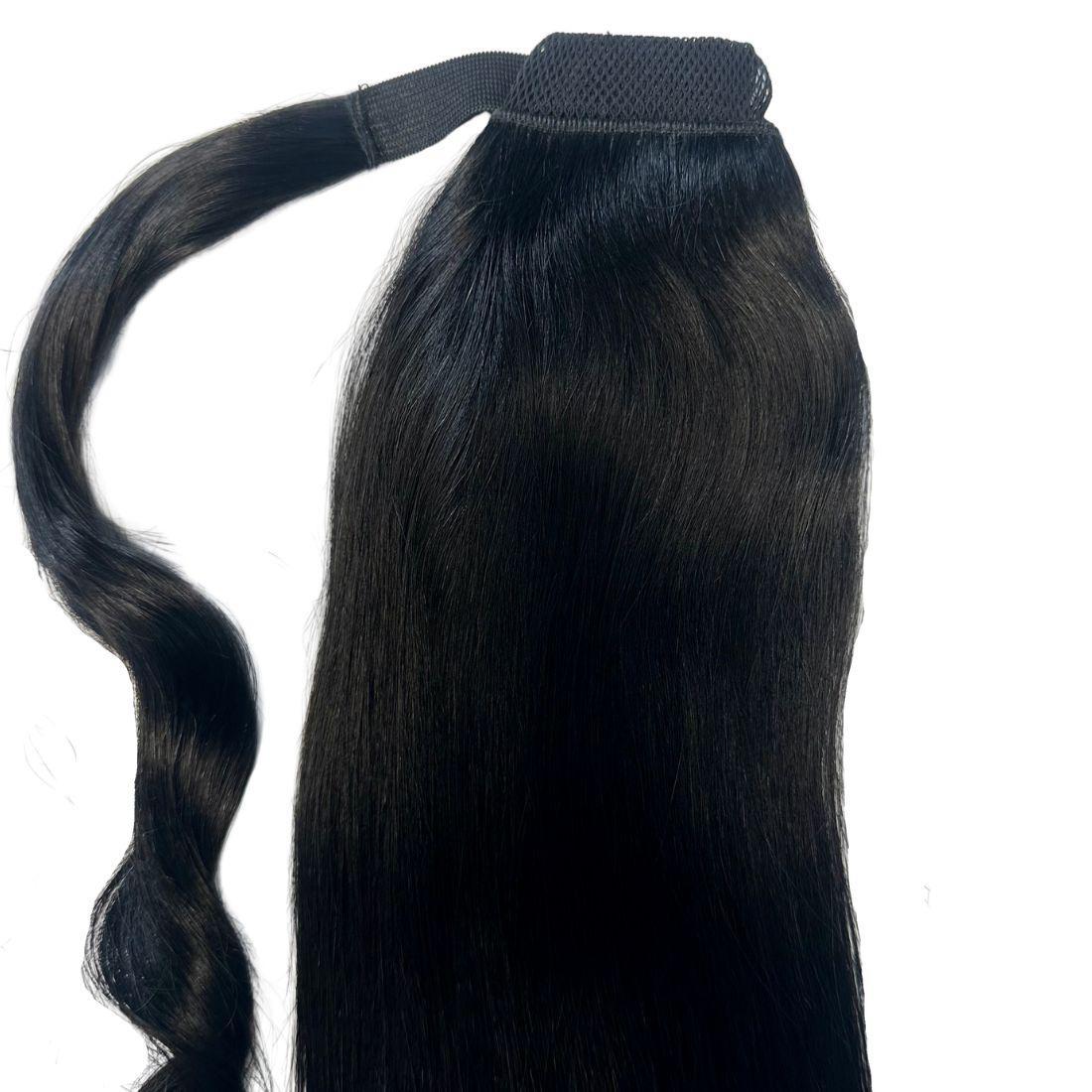 Jet Black Ponytail